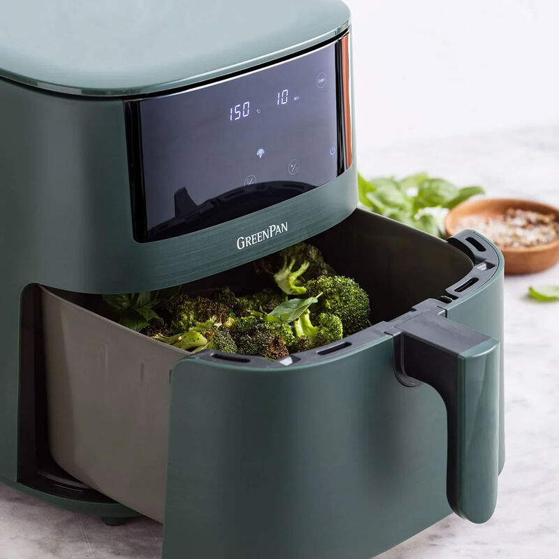 GreenPan Bistro XXL Coloured Air Fryer Pine Green 7.2L image number 2